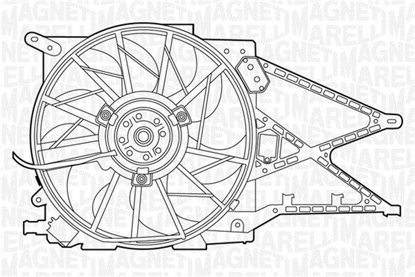 MAGNETI MARELLI Ventilators, Motora dzesēšanas sistēma 069422343010